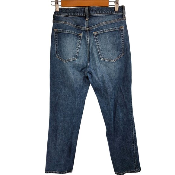 Banana Republic High-Rise Straight Premium Denim Jeans Size 27 - Picture 3 of 11